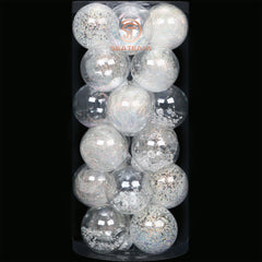 Avelune™ Sea Team 60mm/2.36" Shatterproof Clear Plastic Christmas