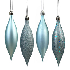 Avelune™ Vickerman 5.5" Turquoise Finial Drop Christmas Ornament