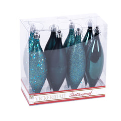 Avelune™ Vickerman 5.5" Turquoise Finial Drop Christmas Ornament