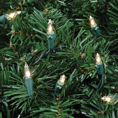 Novelty Lights Clear 100 Light Incandescent Mini Christmas String Lights 50 Feet