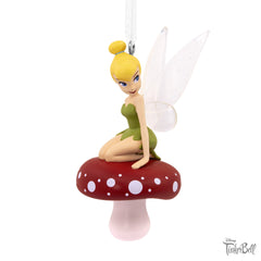 Christmas Ornament (Disney Tinker Bell on Mushroom), 1 count