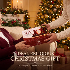  Joy Christmas Decor Christmas Decorations Indoor: Joy Sign with Timer, Holiday Decor Indoor (Red)