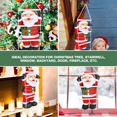 Inadays Christmas Decorations Indoor Holiday Decor XMas Christmas Tree Decorations Hanging Ornaments Decor Santa Swing
