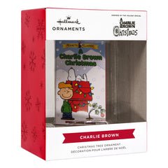  Christmas Ornament (Peanuts a Charlie Brown Christmas Retro Video Cassette Case), 1 Count