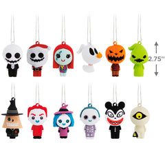  Disney Tim Burton's The Nightmare before Christmas Countdown Calendar Paper Tree Set with 12 Mini Ornaments