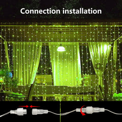 Beatineon 39FT 120LED Fairy String Lights, Christmas Decoration Lights with 8 Flashing Modes, Connectable Transparent Wire, Indoor Outdoor Holiday Lights with Timer,Green