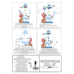 Open Box ProductWorks 32 In Rudolph & Bumble Holiday Festive Decoration