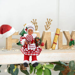 Avelune™ balikha Christmas Chef Ms Claus Figurine Chef Statue