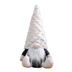 Christmas Gnome Doll Decorations, Plush Scandinavian Tomte, 12" Stuffed Doll Gifts Tumbler Shape Dwarf Ornament Decorations for Xmas Home Office Bedroom Farmhouse