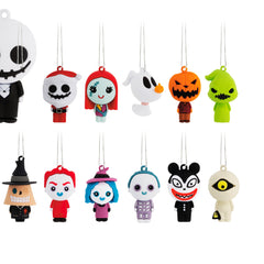  Disney Tim Burton's The Nightmare before Christmas Countdown Calendar Paper Tree Set with 12 Mini Ornaments