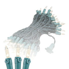 Novelty Lights Clear 100 Light Incandescent Mini Christmas String Lights 50 Feet