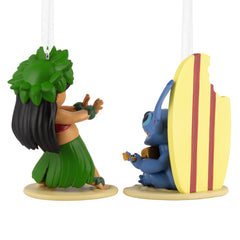  Ornament TPR Figrual Lilo & Stitch Hula Scene