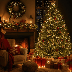 Fairy Lights Christmas Tree Lights 99 FT 300 LED String Lights for Indoor Outdoor Home,Garden,Christmas,Party Decoration(Warm White)