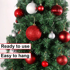 500Pcs Christmas Balls Ornaments for Christmas Tree Shatterproof Xmas Decors Hanging Ball Decorations