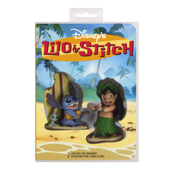  Ornament TPR Figrual Lilo & Stitch Hula Scene
