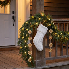 TETOU 1pc 6ft Christmas Cedar Garland,Artificial Realistic Cedar Pine Needles Greenery Garland for Christmas Holiday Winter Wall Mantle Fireplace Table Indoor Decor
