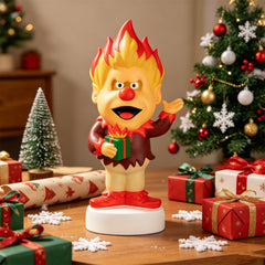 "The Year Without a Santa Claus" Blow Mold Tabletop Decor – Lighted Christmas Character Figurine with Warm Glow, Indoor/Outdoor Holiday Display