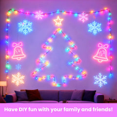 200FT Fairy Lights Plug In, 600 Led Starry Twinkle String Lights, Rainbow Christmas Light, 8 Lighting Modes, for Wedding Indoor Outdoor Patio Garden Decoration