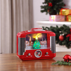  12" Nostalgic Tree Radio - Red