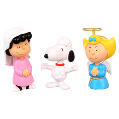 Peanuts Christmas Nativity Figure Set, 8" Size Figures, Multicolor, Kids Toy Ages 3 and up